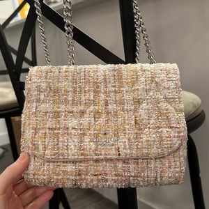 Kate Spade Mini Emelyn Quilted Tweed Handbag